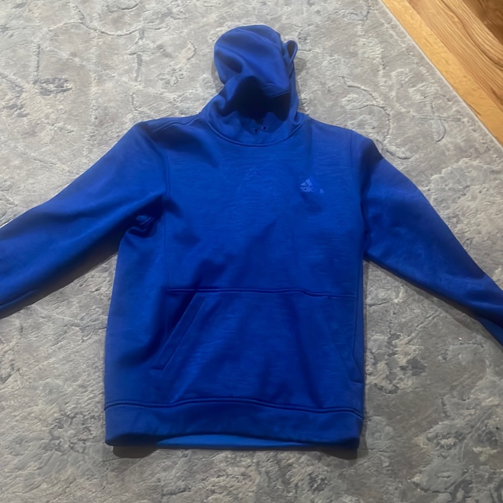 Neon Blue Adidas Sweatshirt